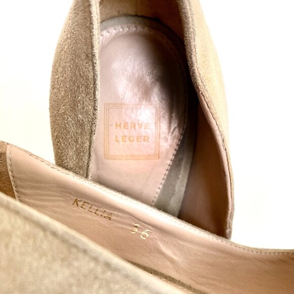 Herve Leger Geometric Platform Heels - Picture 10 of 10